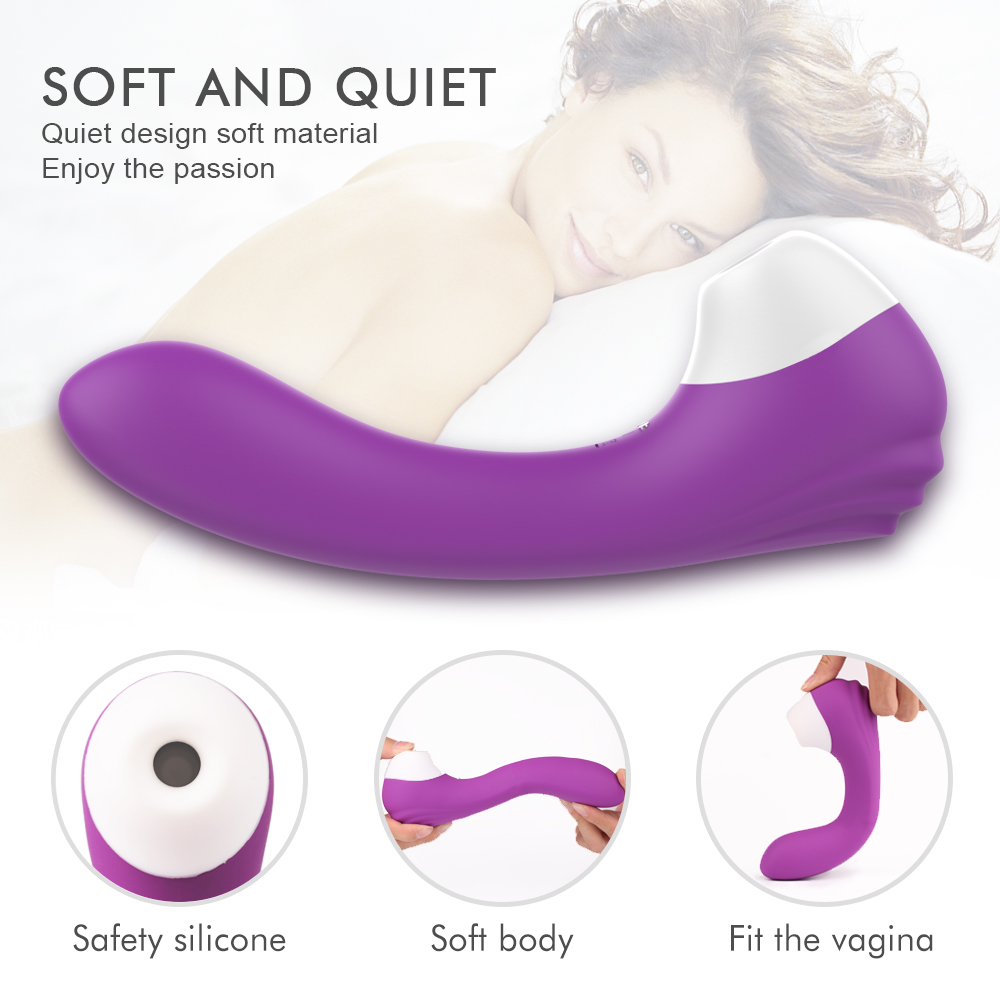 10speed Vibrating Dildo Vibrator With Suction Gspot Clitoris Nipple Stimulator For Womens Pleasure - 4