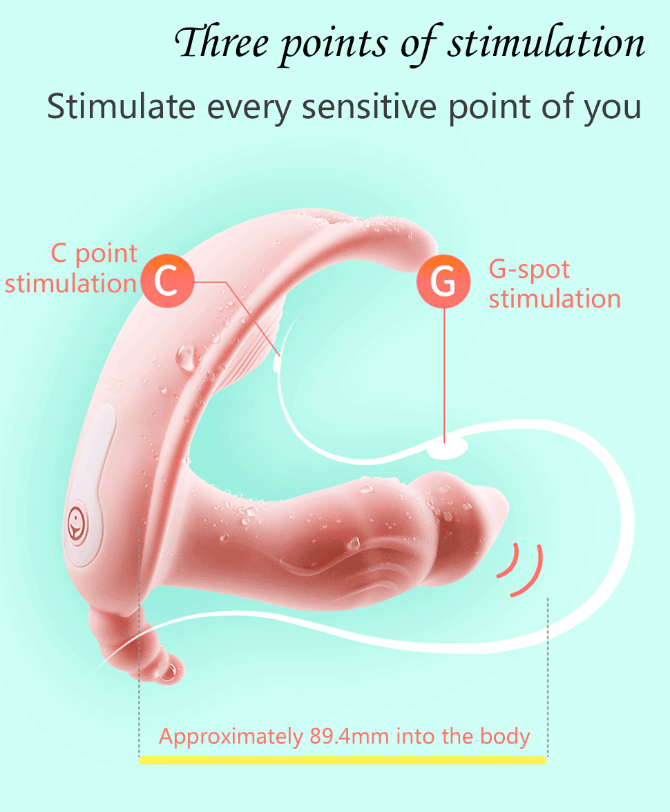 Wireless Remote Control Dildo Vibrator Panties Clitoral Stimulator Female Masturbator Vaginal Massager Erotic Couples Sex Toy - 8