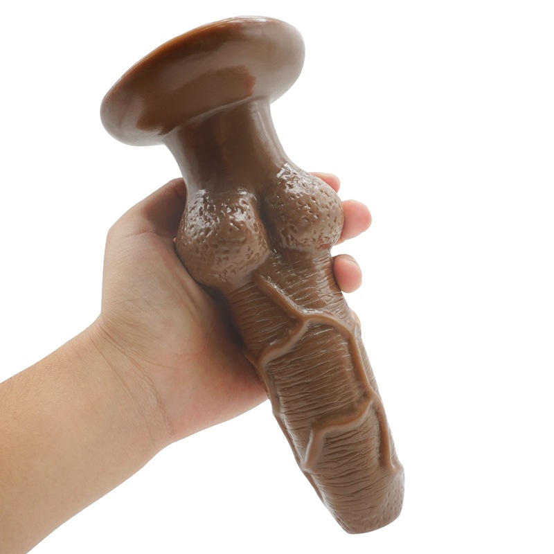 Quality Realistic Large Dog Dildo Soft Comfortable Anal Toy With Suction Cup Adult Strapon Sex Toy - 14