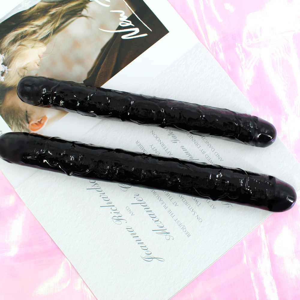 Realistic Doubleended Jelly Dildo For Women Flexible Soft Extra Long Big Penis Sex Toy For Lesbian Play - 9