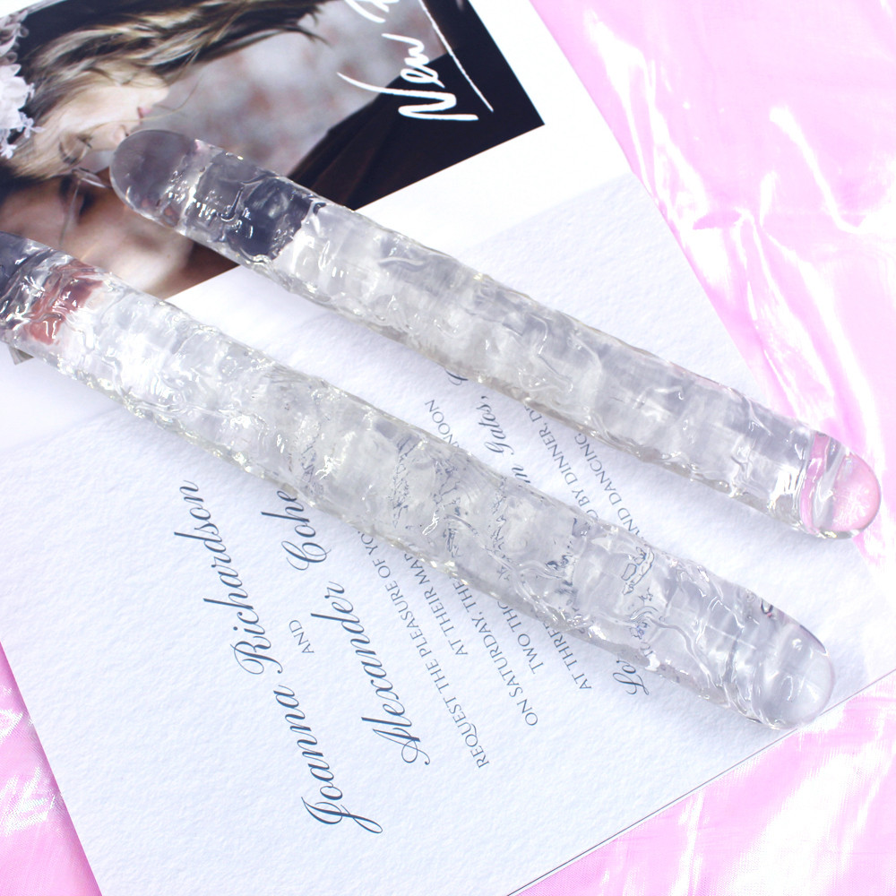 Realistic Doubleended Jelly Dildo For Women Flexible Soft Extra Long Big Penis Sex Toy For Lesbian Play - 8