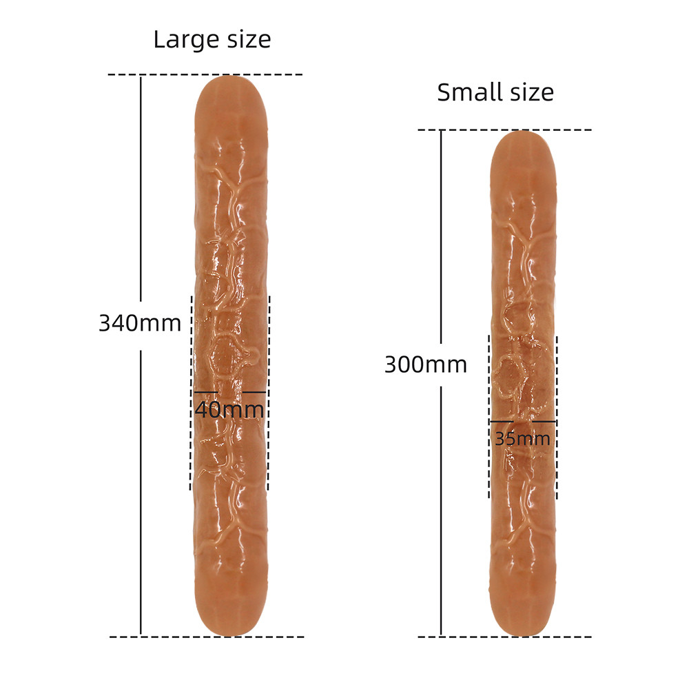 Realistic Doubleended Jelly Dildo For Women Flexible Soft Extra Long Big Penis Sex Toy For Lesbian Play - 5
