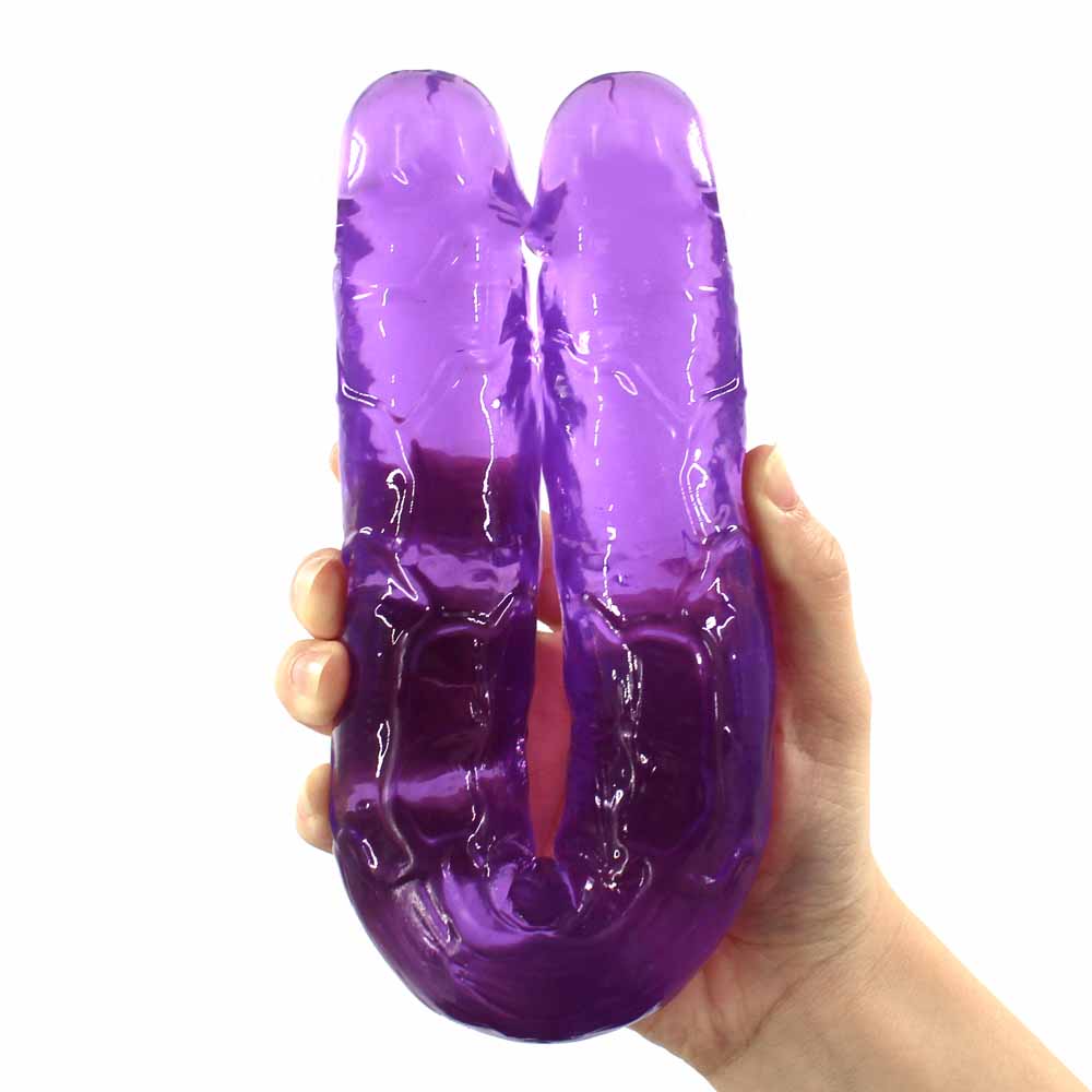 Realistic Doubleended Jelly Dildo For Women Flexible Soft Extra Long Big Penis Sex Toy For Lesbian Play - 3
