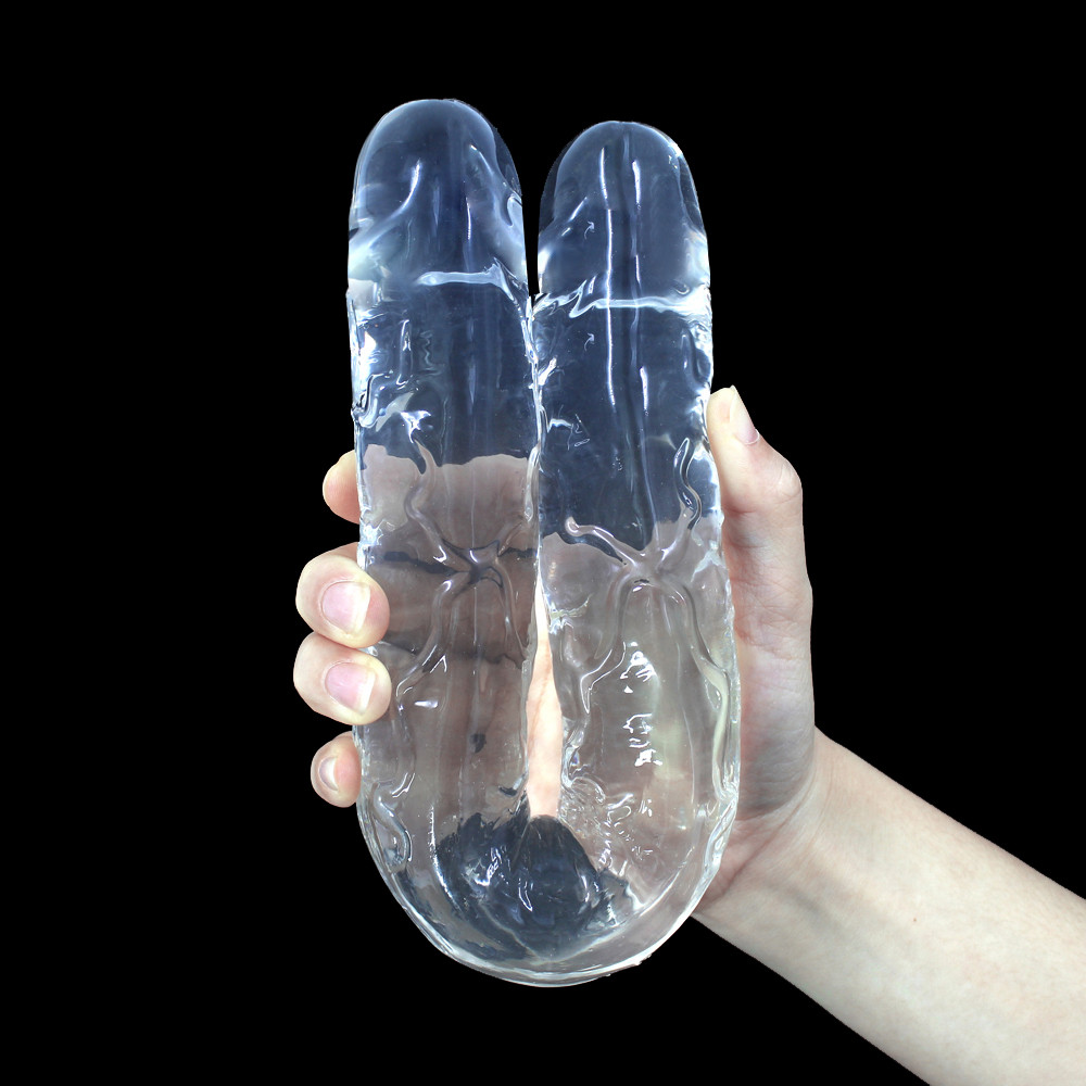 Realistic Doubleended Jelly Dildo For Women Flexible Soft Extra Long Big Penis Sex Toy For Lesbian Play - 2