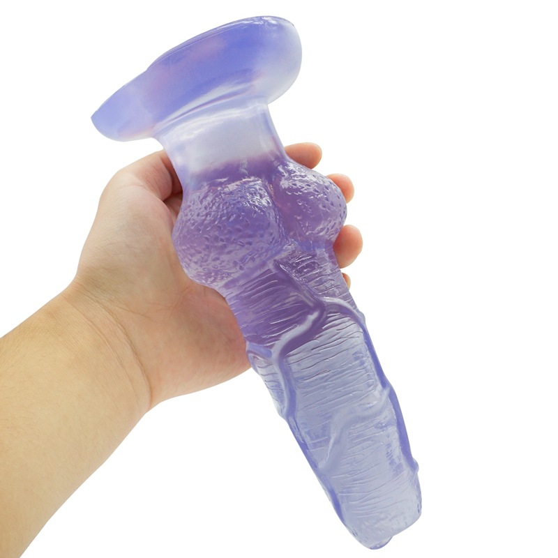 Quality Realistic Large Dog Dildo Soft Comfortable Anal Toy With Suction Cup Adult Strapon Sex Toy - 21