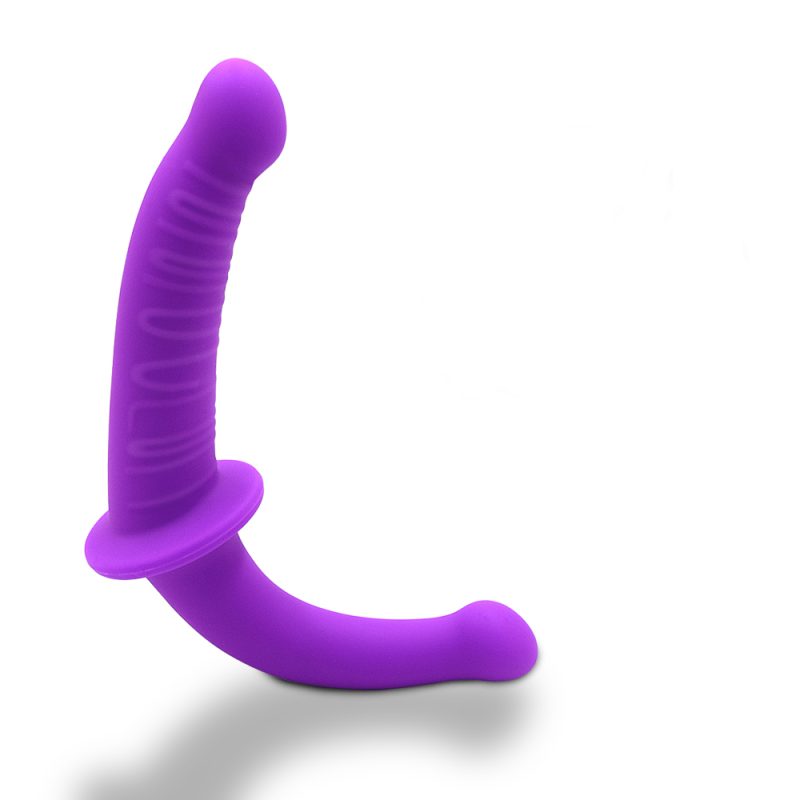 Strapless Strap-on Realistic Silicone Dildo For Anal Vagina Stimulation Double Adult Sex Toy Male Female Lesbian Couple
