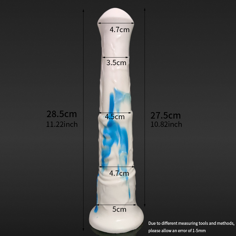 Yocy Realistic Horse Dildo Long Stimulator Aniaml Fake Penis Silicone Colorful Butt Plug Sucker Dildos Couples Toys Masturbation - 5