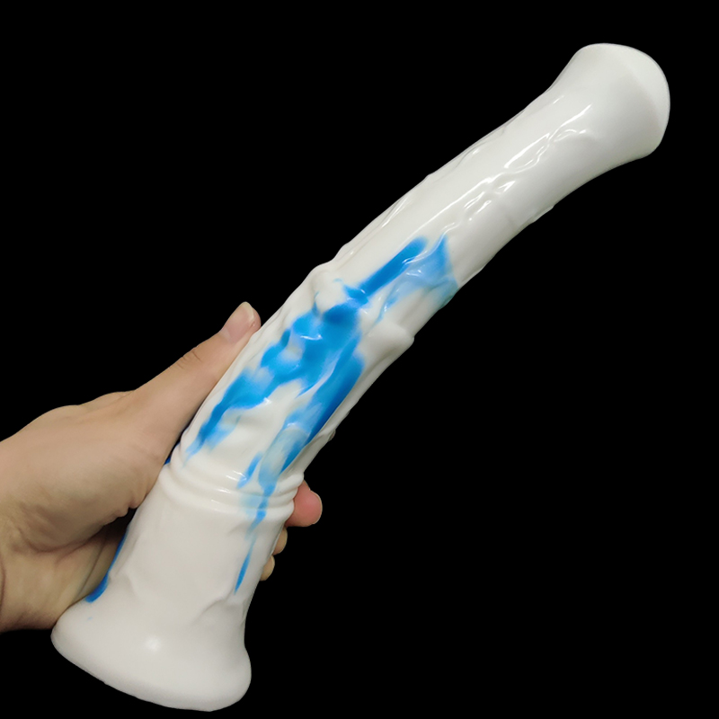 Yocy Realistic Horse Dildo Long Stimulator Aniaml Fake Penis Silicone Colorful Butt Plug Sucker Dildos Couples Toys Masturbation - 4