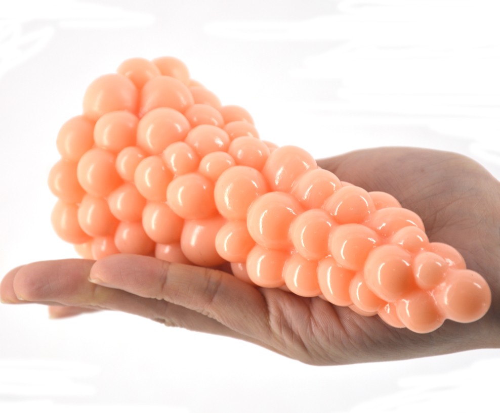 Large Grape Design Anal Plug Dildo Womens Sexual Wellness Toy Anus Massage Stimulator Lesbian Play Accessory - 12