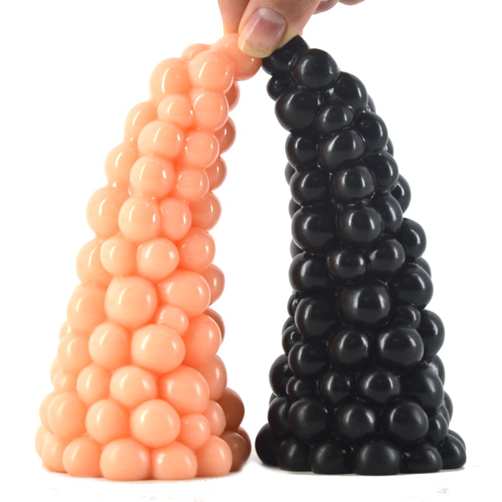 Large Grape Design Anal Plug Dildo Womens Sexual Wellness Toy Anus Massage Stimulator Lesbian Play Accessory - 10