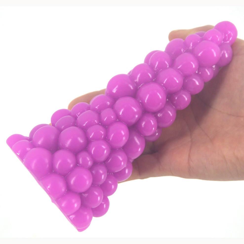 Large Grape Design Anal Plug Dildo Womens Sexual Wellness Toy Anus Massage Stimulator Lesbian Play Accessory - 7