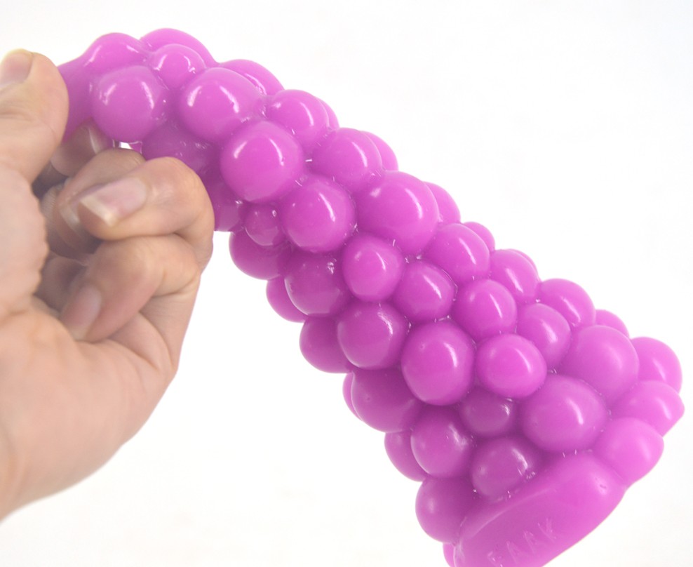 Large Grape Design Anal Plug Dildo Womens Sexual Wellness Toy Anus Massage Stimulator Lesbian Play Accessory - 2