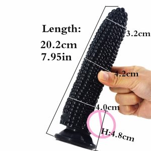 Realistic Black Corn Long Dildos Large Dong Big Cock Huge Dildo Simulate Dick Adult Women Erotic Insert Sex Products Toy - 2