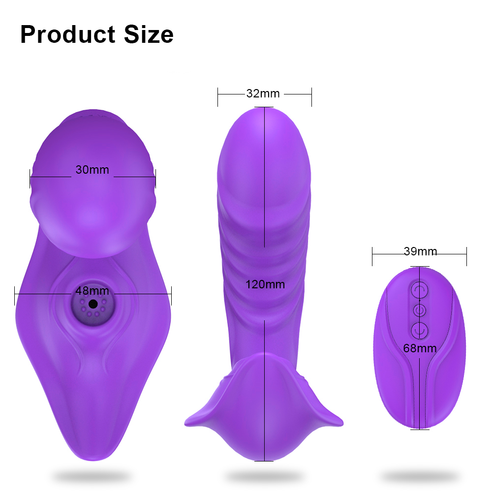 Remote Control G Spot Vibrator Clitoris Stimulator Heating Sucking Dildo Adult Toy For Women Couples - 4