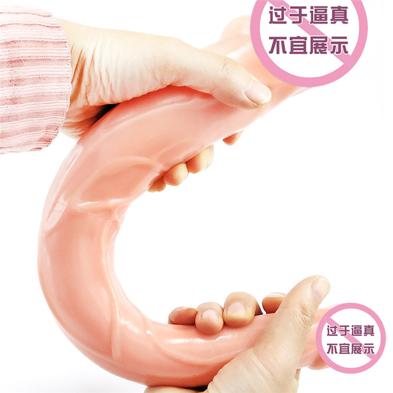 Realistic Doubleended Strapon Dildo For Women Large Size Animal Horse Man Inspired Anal Use Highly Detailed - 11