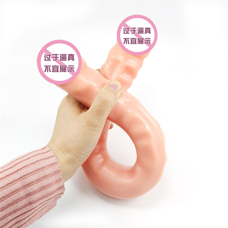 Realistic Doubleended Strapon Dildo For Women Large Size Animal Horse Man Inspired Anal Use Highly Detailed - 10