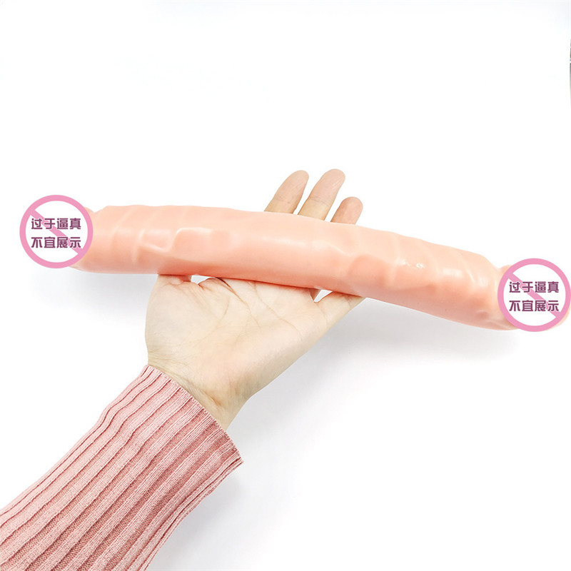 Realistic Doubleended Strapon Dildo For Women Large Size Animal Horse Man Inspired Anal Use Highly Detailed - 7