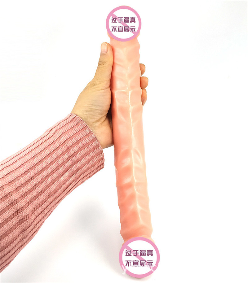 Realistic Doubleended Strapon Dildo For Women Large Size Animal Horse Man Inspired Anal Use Highly Detailed - 6