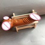 Real Wooden Wood Simulation Dildo With Natural Texture Collection Women Masturbation Sex Toys - 6
