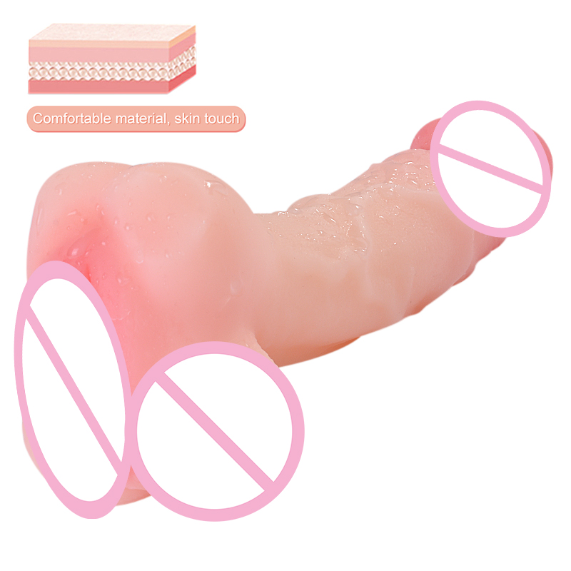 Deluxe Male Masturbator With Realistic Vagina Sleeve Penis Enhancer Lifelike Dildo For Couples Gay Friendly Adult Toy - 3