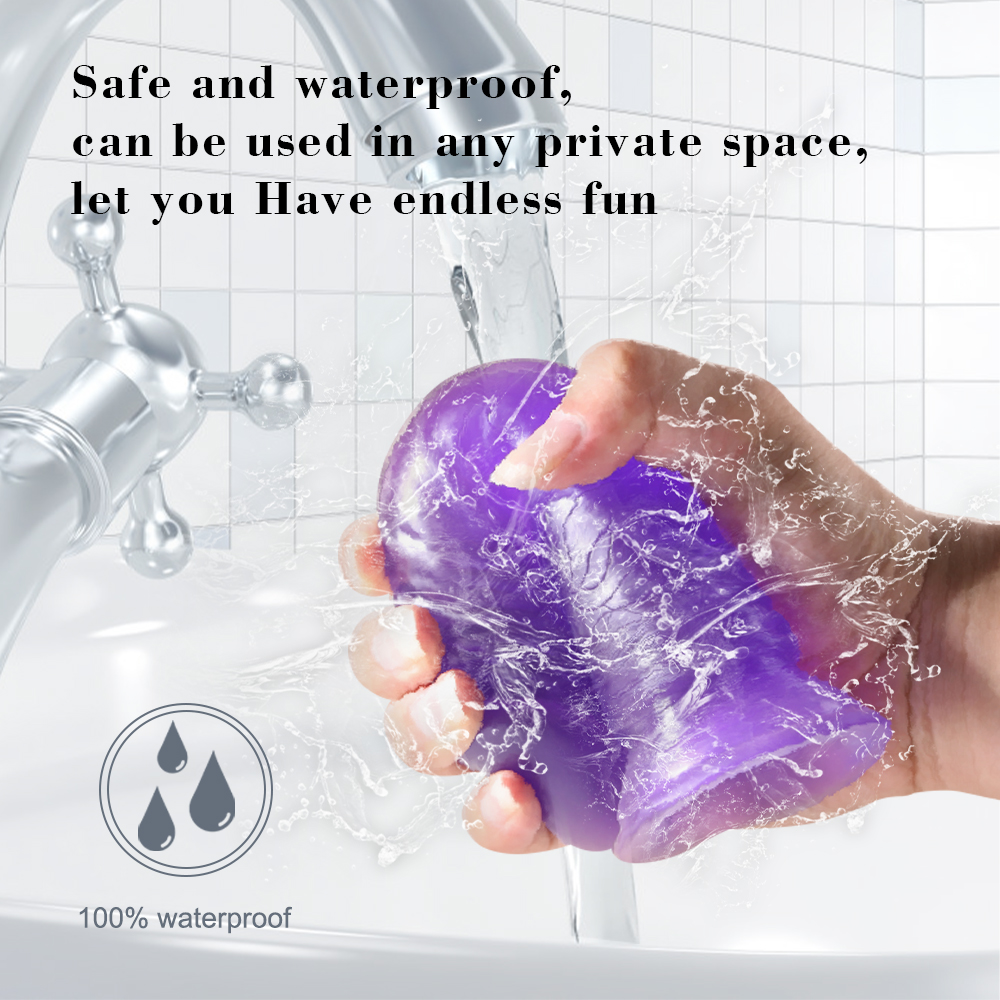 Realistic Silicone Dildo With Suction Cup Gspot Stimulation Adult Erotic Sex Toy Soft Anal Butt Plug For Women - 4