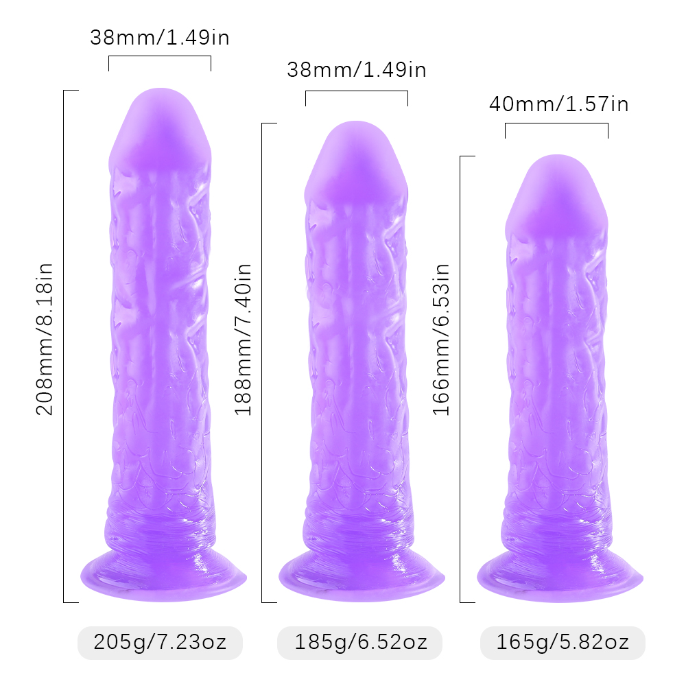 Realistic Silicone Dildo With Suction Cup Gspot Stimulation Adult Erotic Sex Toy Soft Anal Butt Plug For Women - 1