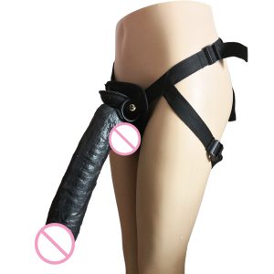 32x6 5cm Thick Dildo Realistic Big Penis Suction Cup Strapon Huge Strap On Pants Harness Dick Anal Butt Sex Toys - 2