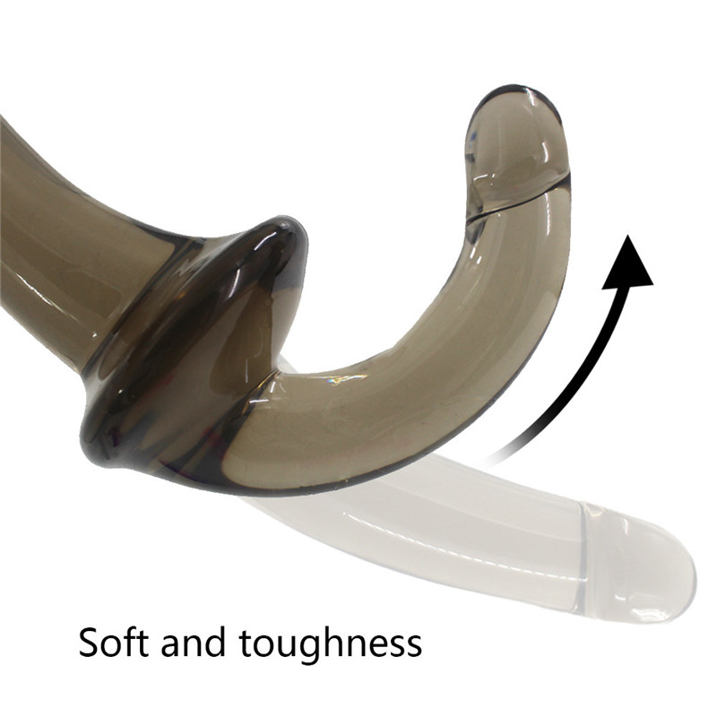 Strapless Silicone Strapon Dildo Gspot Stimulation Anal Vaginal Massage Toy For Lesbian Couples - 5