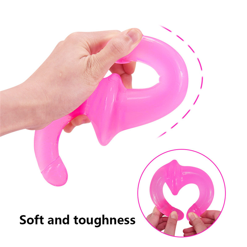 Strapless Silicone Strapon Dildo Gspot Stimulation Anal Vaginal Massage Toy For Lesbian Couples - 3