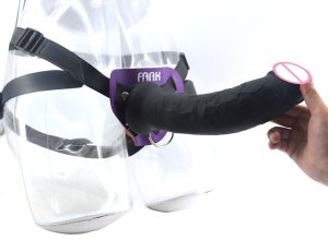 Big Silicone Toy Huge Realistic Strapon Dildo Leather Strap On Penis Suction Harness For Women Lesbian Masturbator - 2
