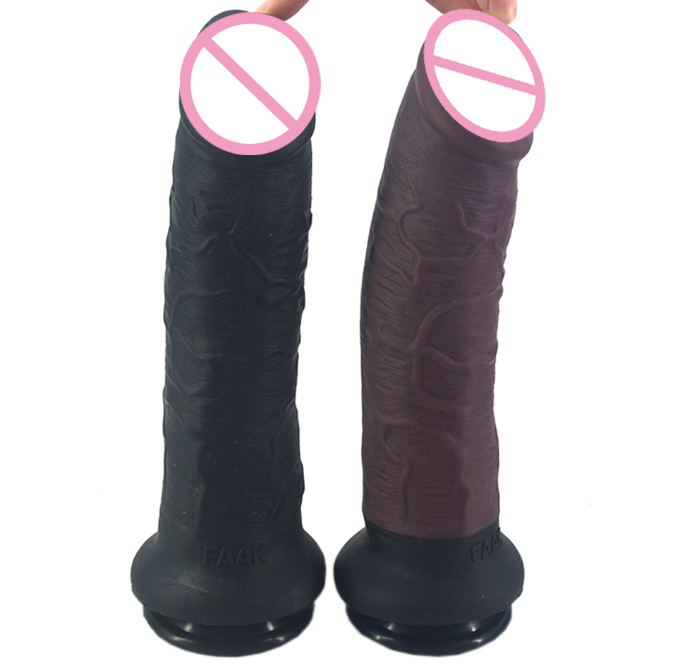 Silicone Realfeel Strapon Dildo With Leather Harness Large Size Suction Cup Base Ideal For Women And Lesbian Play Masturbation Toy - 16
