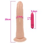 10 Speed Bullet Vibrators For Women Big Realistic Dildo Strong Suction Cup Sex Toys Woman G Spot Clitoris Stimulator - 6