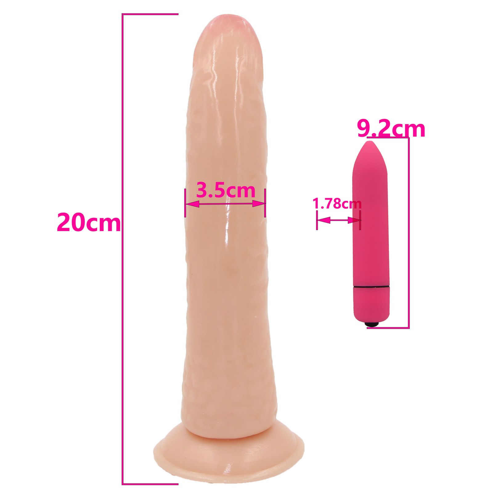 10speed Large Realistic Dildo Vibrator With Strong Suction Cup For Women Gspot And Clitoral Stimulating Adult Sex Toy - 6