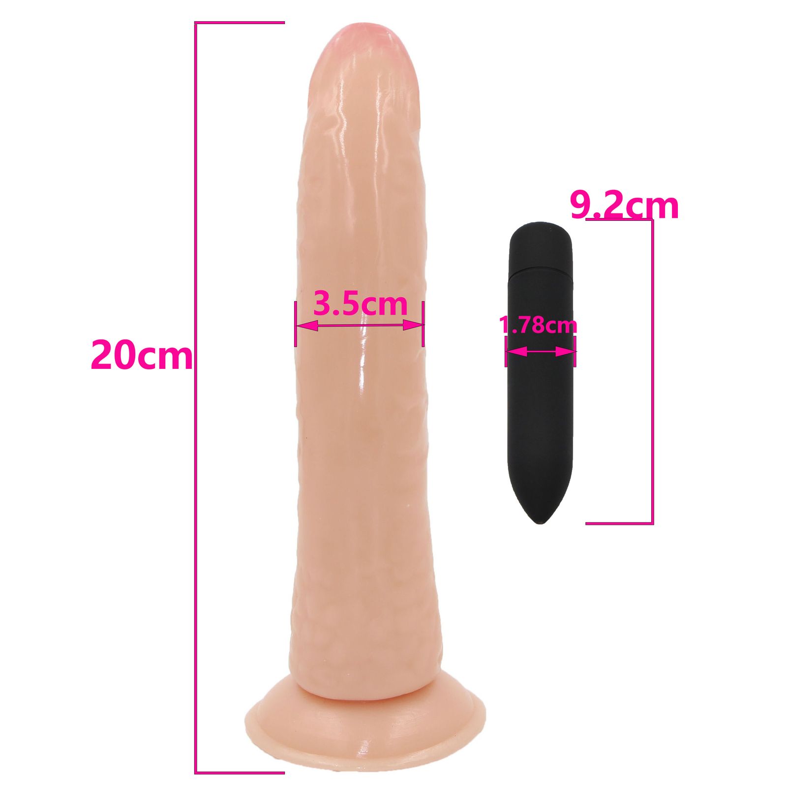 10speed Large Realistic Dildo Vibrator With Strong Suction Cup For Women Gspot And Clitoral Stimulating Adult Sex Toy - 5