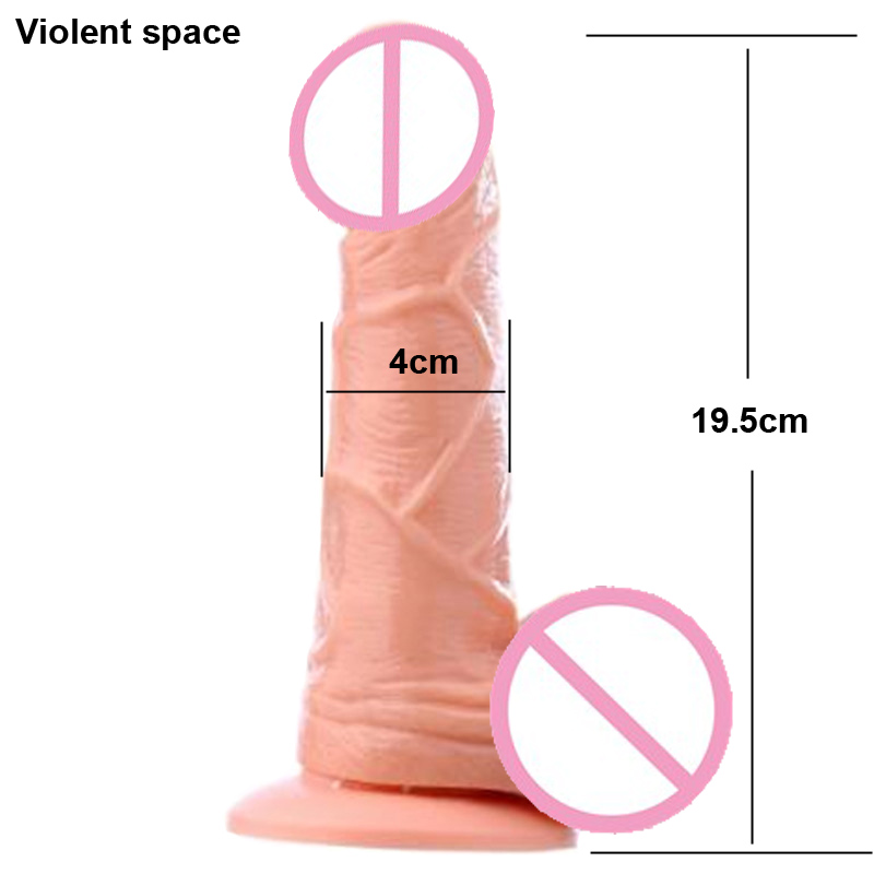 Large Realistic Silicone Dildo With Suction Cup Sex Toy For Women Anal Play Female Pleasure Enhancer - 2