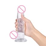 3 Sizes Realistic Jelly Dildo Strong Suction Cup Male Artificial Penis Adult Sex Toy Anal Plug Vagina Female Masturbator - 2