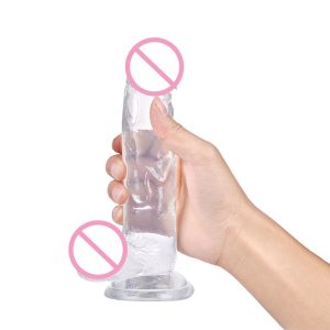 3 Sizes Realistic Jelly Dildo Strong Suction Cup Male Artificial Penis Adult Sex Toy Anal Plug Vagina Female Masturbator - 2