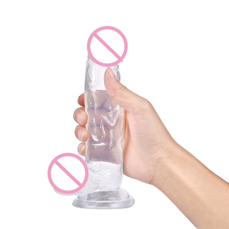 3 Sizes Realistic Jelly Dildo Strong Suction Cup Male Artificial Penis Adult Sex Toy Anal Plug Vagina Female Masturbator - 2