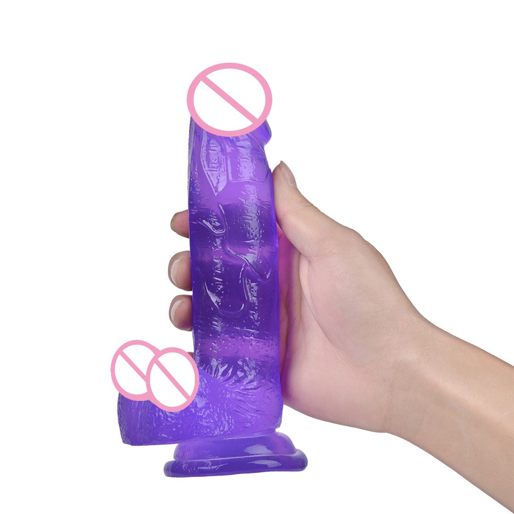 Realistic Jelly Dildo In 3 Sizes With Strong Suction Cup Male Artificial Penis Anal Plug Vagina Masturbator For Adults - 17