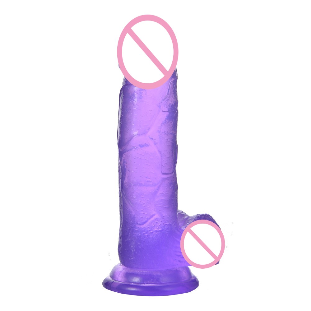 Realistic Jelly Dildo In 3 Sizes With Strong Suction Cup Male Artificial Penis Anal Plug Vagina Masturbator For Adults - 12
