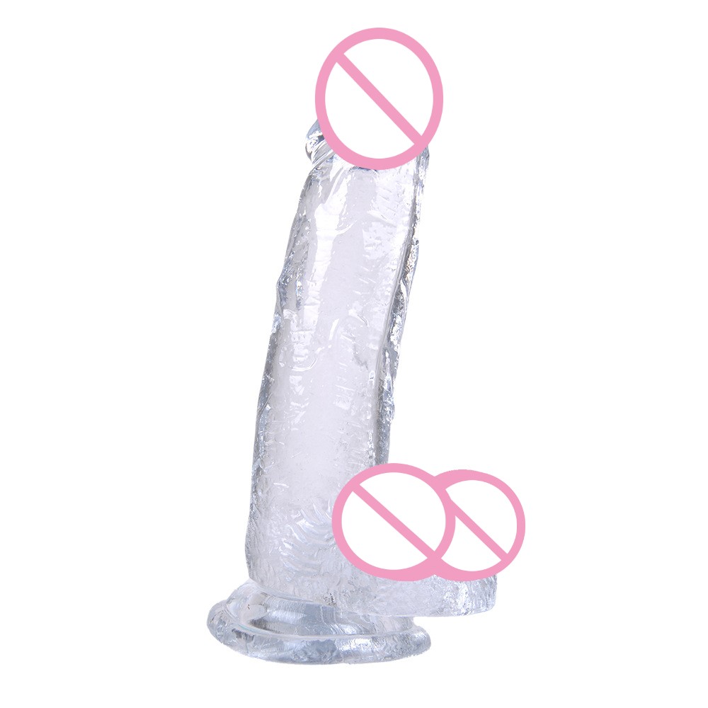 Realistic Jelly Dildo In 3 Sizes With Strong Suction Cup Male Artificial Penis Anal Plug Vagina Masturbator For Adults - 10