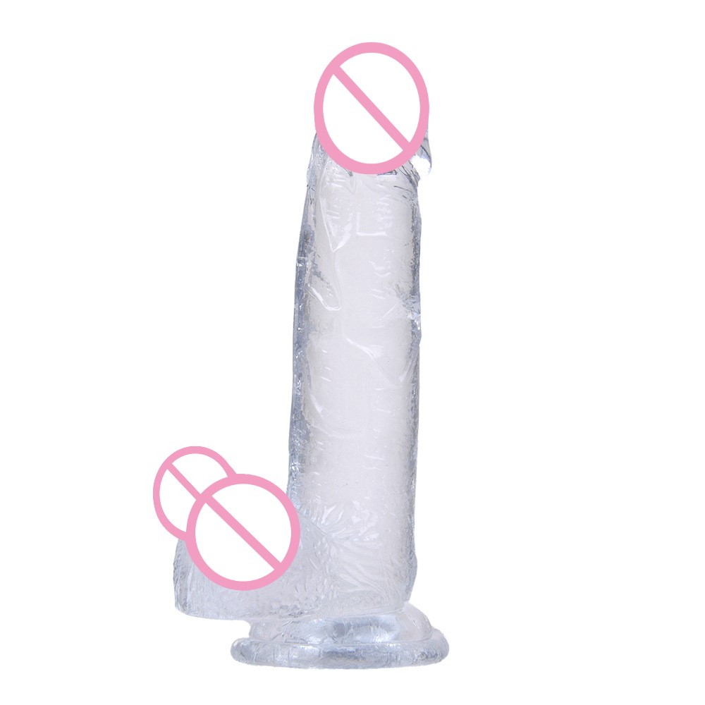 Realistic Jelly Dildo In 3 Sizes With Strong Suction Cup Male Artificial Penis Anal Plug Vagina Masturbator For Adults - 8