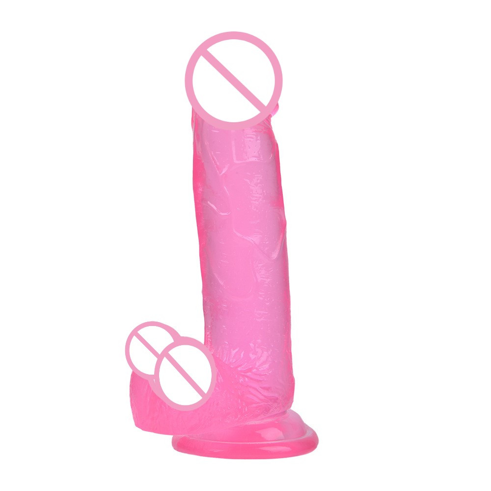 Realistic Jelly Dildo In 3 Sizes With Strong Suction Cup Male Artificial Penis Anal Plug Vagina Masturbator For Adults - 7