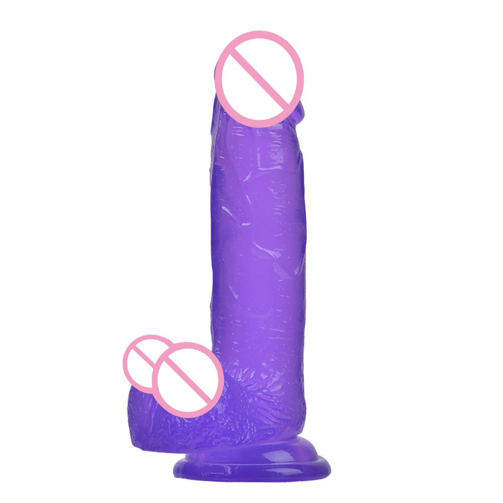 Realistic Jelly Dildo In 3 Sizes With Strong Suction Cup Male Artificial Penis Anal Plug Vagina Masturbator For Adults - 6