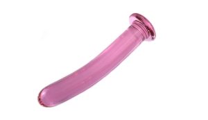 Pink Smooth Glass Anal Dildo Man Woman Sex Toys Can Strapon Long Masturbator G Spot Buttplug Massager - 2