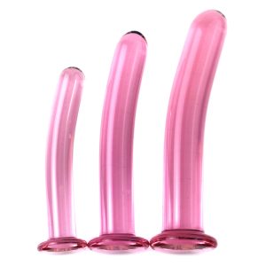 Pink Smooth Glass Anal Dildo Man Woman Sex Toys Can Strapon Long Masturbator G Spot Buttplug Massager