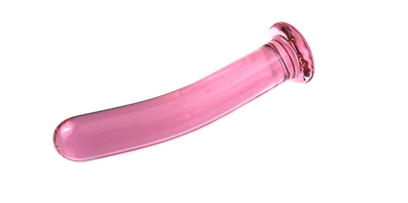 Pink Smooth Glass Anal Dildo Unisex Adult Toy Strapon Gspot Stimulator And Prostate Massager - 11