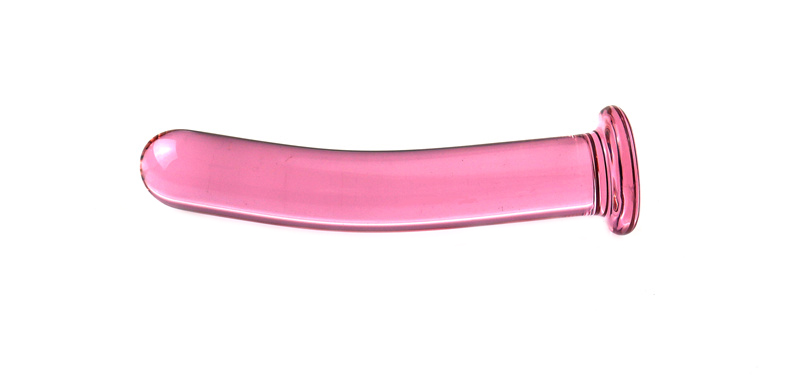 Pink Smooth Glass Anal Dildo Unisex Adult Toy Strapon Gspot Stimulator And Prostate Massager - 10