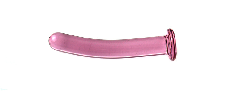 Pink Smooth Glass Anal Dildo Unisex Adult Toy Strapon Gspot Stimulator And Prostate Massager - 7