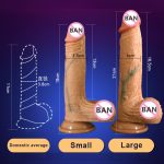 Super Realistic Skin Feeling Big Dildo Soft Silicone Huge Penis With Suction Cup Female Masturbation Sex Toys For Woman - 3
